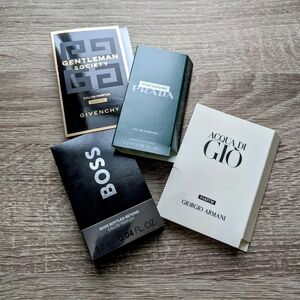 Men Samples Prada Givenchy Giorgio Armani Boss
